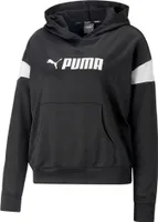 PUMA Puma Fit Tech Knit Hoodie 001 PUMA BLACK HEATHER-PUMA WHITE M