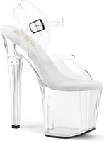 ENCHANT-708 Damen Sandale von Pleaser, Transparent , EU 40, US 10