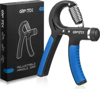 Gymtek® nastavitelná činka na prsty, trenažér ruky, trenažér úchopu, trenažér svalů ruky, trenažér předloktí - odpor 10-40 kg - tréninkové zařízení, domácí posilovna