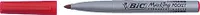 Marker permanentny BIC Fine ECOlutions rot