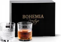 sada 6 elegantních křišťálových sklenic na whisky Bohemia Prestige