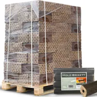 holz4home® Pini Kay Eichenbriketts 100% ohne Zusätze 960 kg pro Palette I Brikett