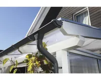 Skanholz Regenrinne  Komplett-Set 541 cm anthrazit