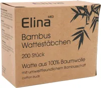 1000 Wattestäbchen Ohrreinigung Ohrsäuberung ( 5x 200 ) Bambus