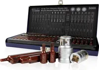 CCLIFE 40tlg XZN Innen Vielzahn Sechskant Torx Steckschlüssel Nuss Set S2 Bit Satz Box