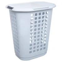 5 five simply smart - Plastik wäschekorb 63l "hugger" weiß