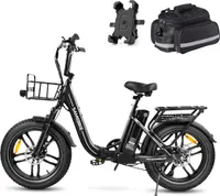 20 * 4 palcový LCD skladací e-bike E-Mountainbike Elektrický bicykel 13Ah až 100Km SHIMANO 7Speed 25km/h E Folding Bike s košom, elektrický bicykel pre mužov ženy