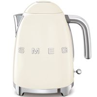SMEG Wasserkocher Edelstahl 1,7 L Fassung, 2400 W, Wasser Kocher, 2400,00 W, 360° Basis, BPA- Frei, elektrischer