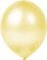 50 Standard Luftballons 30 cm, Creme metallic (glänzend)