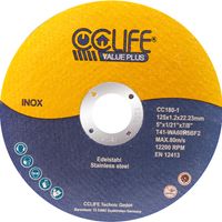 CCLIFE 50x Trennscheibe INOX 125 Metall | Flexscheiben 125 x 1,2mm | für Trenn- oder Winkelschleifer
