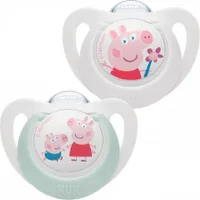 NUK Star Peppa Pig Schnuller 18+m 2 Stück - 18+m