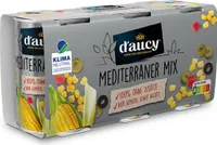 d'aucy Mediterraner Mix - 100% ohne Salz und Zuckerzusatz, klimaneutral, 3 x 110 Gr.