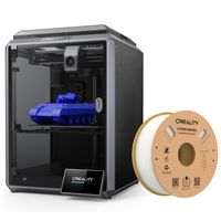 Creality K1 3D-Drucker, 600 mm/s Druckgeschwindigkeit+ 1KG Weiss Hyper PLA Filament