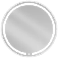 Mexen Rose osvětlené koupelnové zrcadlo, kulaté 90 cm, LED 6000K, anti-para - 9810-090-090-611-00