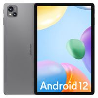 10 Zoll Tablet, Blackview Tab 13 Tablet 6GB RAM 128GB ROM, 4G LTE & 5G WiFi, Android 12 Tablet 10.1'' FHD+ Display Tablet Pc 8MP+13MP Kamera 7280mAh Akku (Grau)