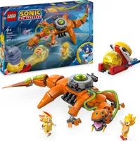 LEGO Sonic the Hedgehog Super Shadow vs. Biolizard, Gamer Spielzeug, Geschenk für Jungen und Mädchen, Spielset zum Sammeln für Kinder und Fans von Videospielen, mit Figuren der Charaktere 77003
