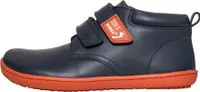Barfußschuh Eris Winter Blue/Orange Uni, Größe:34, Farbe:Blue/Orange