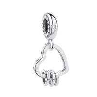 PANDACHARMS Alle meine Herzen Charm Anhänger, 925er Sterling Silber, passt zu Pandora