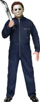 Halloween Michael Myers Kostüm mit original Maske, Messer und Blut Größe: M