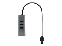 I-TEC USB 3.0 Metal HUB 3 Port Giga Lan