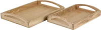 Holz Tablett HTB2 2er Set