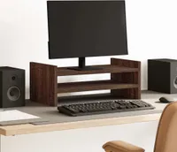 vidaXL Podstawa pod monitor dębowa 50x27x20 cm materiał drewnopochodny