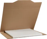 10 Stk. - 330x330x15 mm verstärkte Verpackung für 12″-Schallplatten - weiß