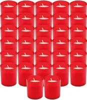 Stundenbrenner 32er Pack in Rot mit ca. 15h Brenndauer