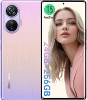 Blackview A200Pro Smartphone ohne vertrag, 2.4K Amoled 120Hz Gebogenes Display, 108MP Dreifach-Kamera Anroid 13 Handy, 24GB+256GB Helio G99 mit 66W Schnellladung 5050mAh Akku Simlockfreie Handys