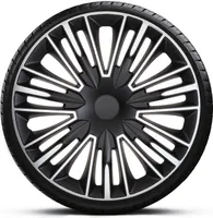 Z461026 Radkappen Radzierblenden SATZ (4Stück) 16 Zoll JEREZ SILVER BLACK