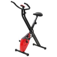 Magnetischer Heimtrainer für das Training, Spinning Bike Indoor, Fitnessbike X-Bike mit Pulsmessung Schwarz Rot