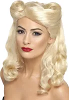 Smiffys - Perücke SM2858 (Einheitsgröße) (Blond)