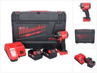 Milwaukee M18 FIW2F38-502X Akku Schlagschrauber 18 V 339 Nm 3/8 ' Brushless + 2x Akku 5,0 Ah + Ladegerät + HD Box
