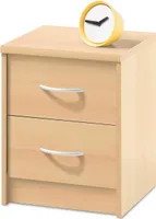 Nachtkonsole Nachttisch Nachtkommode Nachttischschrank Bettkommode "Olli I" Buche