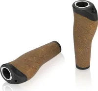 XLC GR-S32 Griffe Kork Compound 135 mm ergonomische Fahrradgriffe Lenkergriffe Fahrrad Griff Kork