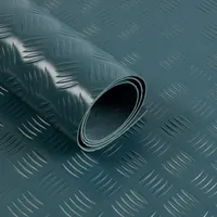 PVC Bodenmatte Bodenbelag 520 x 110 cm Antirutschmatte Schwarz