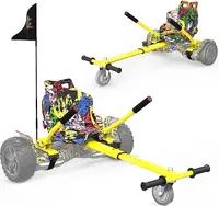Hoverboard Sitz, Go-Kart Zubehör für Hoverboards, Hoverboard mit Sitz passend für Aller 6.5"-10" Zwei Runden Self Balancing Scooter, Hoverkart für Erwachsene und Kinder