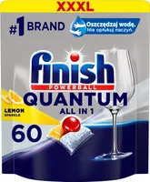 Finish Quantum All in 1 Tablety na myčku, 60 ks - Citronová Vůně