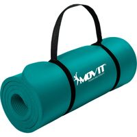 MOVIT® Gymnastikmatte, 183x60x1,0 cm, Yogamatte, Petrol