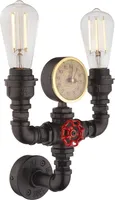 Nástěnné osvětlení Globo 43000W2 Bayuda E27 2x60W černé