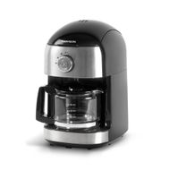 THOMSON Kaffeemaschine mit Mahlwerk 680 Watt, Edelstahloptik/schwarz,