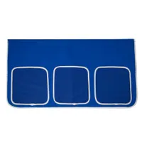 Homestyle4u posteľné doplnky pre poschodové postele Vak na posteľ v modrej farbe 100 % bavlna Š x V 90 x 70 cm
