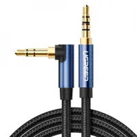 Ugreen Audio-Kabel 2x 3,5mm Mini-Klinke 0,5m Blau (AV112)