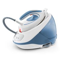 Calor SV9202C0, Trocken- & Dampfbügeleisen, Durilium AirGlide Autoclean soleplate, 1,6 m, 520 g/min, Blau, Weiß, 130 g/min