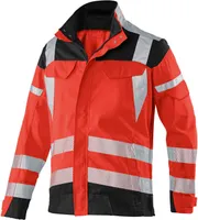 KÜBLER® unisex Warnjacke REFLECTIQ rot, schwarz Größe 25
