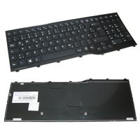 Notebook Keyboard Ersatz Austausch Deutsch QWERTZ mit Rahmen für Fujitsu-Siemens Lifebook A514 A544 AH564 Trade-Shop Premium Laptop-Tastatur Deutsches Tastaturlayout 