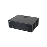 SilverStone Grandia GD05 - HTPC - PC - Aluminium - Kunststoff - SECC - Schwarz - DTX,Micro ATX,Mini-ITX - Heimbüro