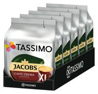 Tassimo Jacobs Caffè Crema Classico XL | 5 Packungen á 16 T Discs