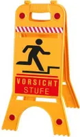 Warnaufsteller Aufsteller - Vorsicht Stufe - Gr. ca. 28 x 64 cm - 308539/7