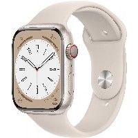 Apple Watch Series 8 Aluminium Cellular 45mm Polarstern (Sportarmband polarstern) *NEW*